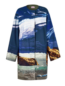 Reversible Jacket in "River" print