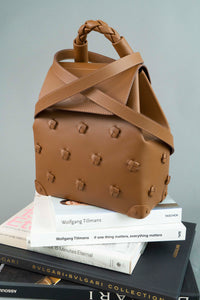 Brown Camel Backpack "KNOTS" Collection